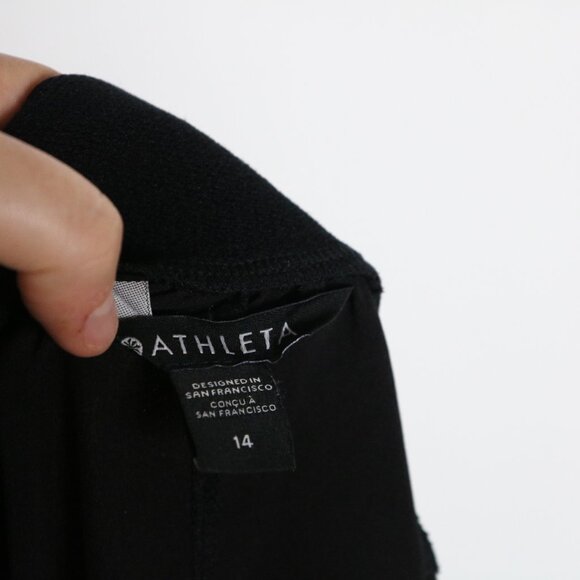 Athleta Brooklyn Heights High Rise Jogger Pant Womens 14 Pull On Black Athletic - Picture 5 of 9